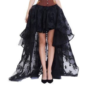 jupe longue gothique dentelle