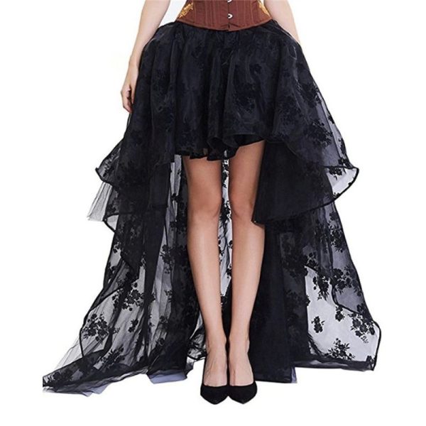 jupe longue gothique dentelle