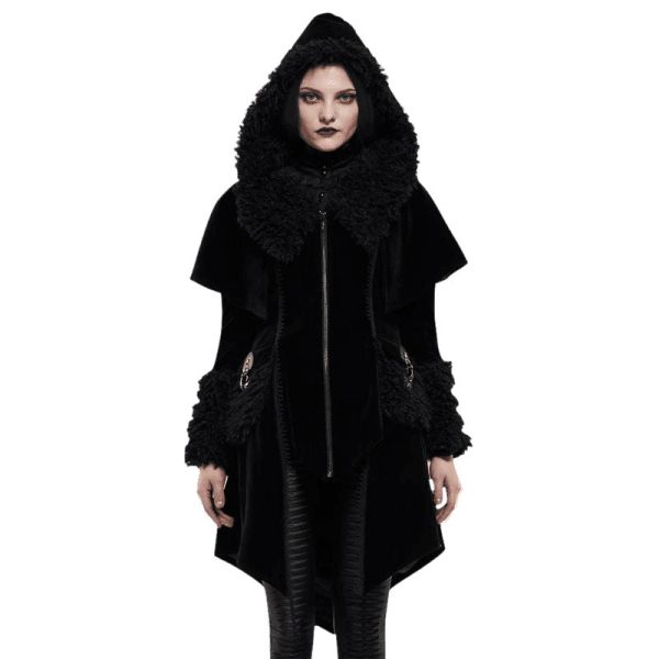 manteau gothique victorien noir