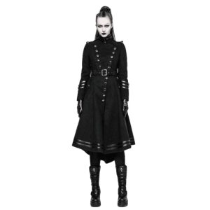 manteau long noir gothique