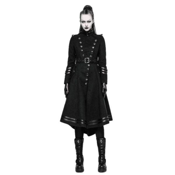 manteau long noir gothique