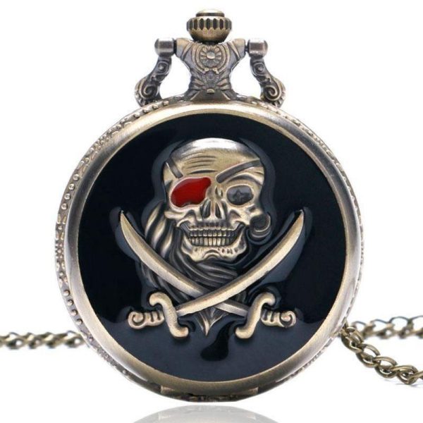 montre à gousset steampunk pirate