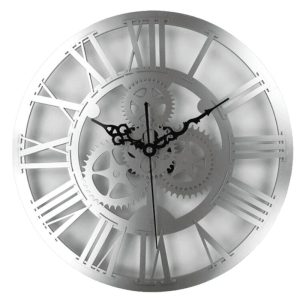 horloge steampunk vintage grise