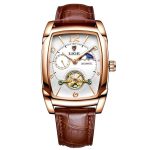 montre rectangulaire homme luxe