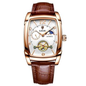 montre rectangulaire homme luxe