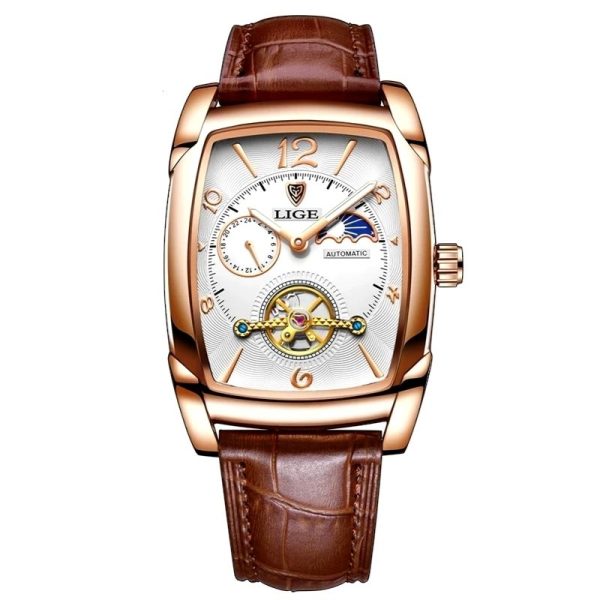 montre rectangulaire homme luxe