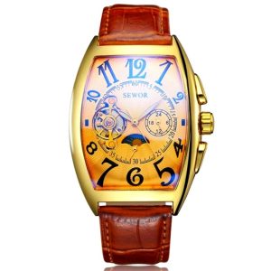 montre rectangulaire homme