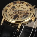 cadran translucide montre homme