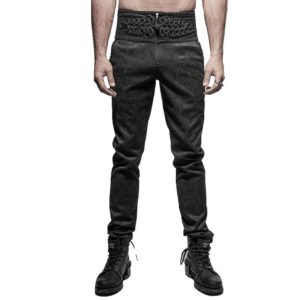 pantalon steampunk noir vintage
