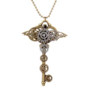 pendentif clé steampunk