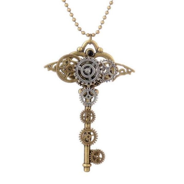 pendentif clé steampunk