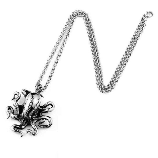 pendentif poulpe steampunk