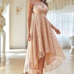 élégance steampunk robe beige