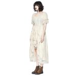 robe mi-manches blanche