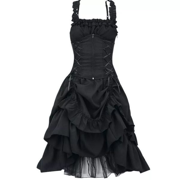 robe victorienne gothique noire