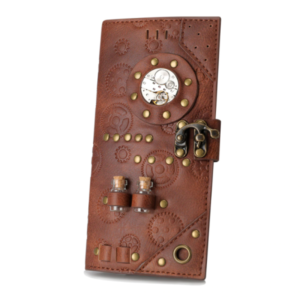 portefeuille steampunk