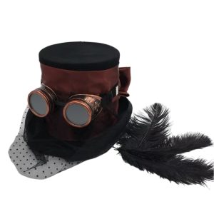 chapeau steampunk voile