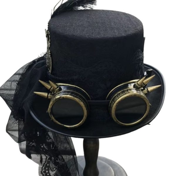 chapeau Steampunk avec dentelle