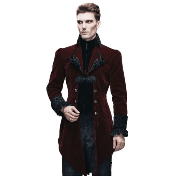 veste gothique rouge