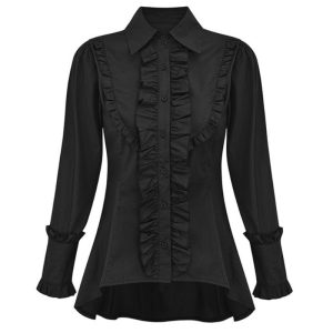 blouse gothique noire