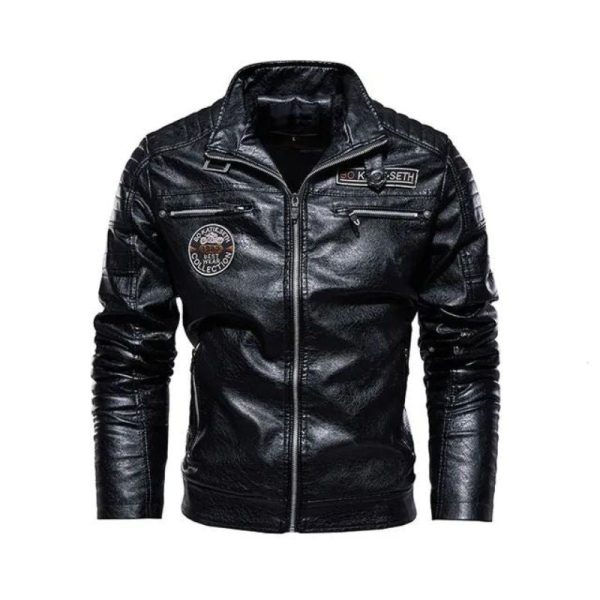 blouson motard simili PU