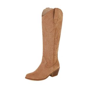 bottes daim western femme