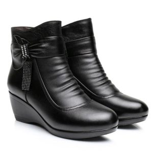 bottines sans lacets pour femme