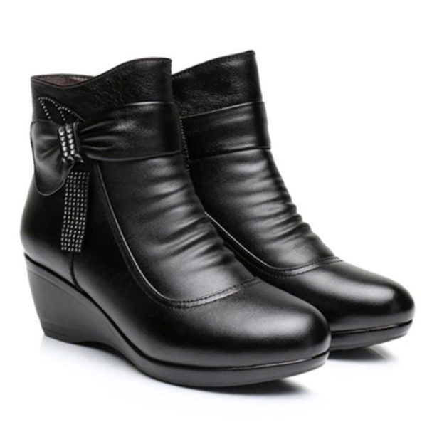 bottines sans lacets pour femme