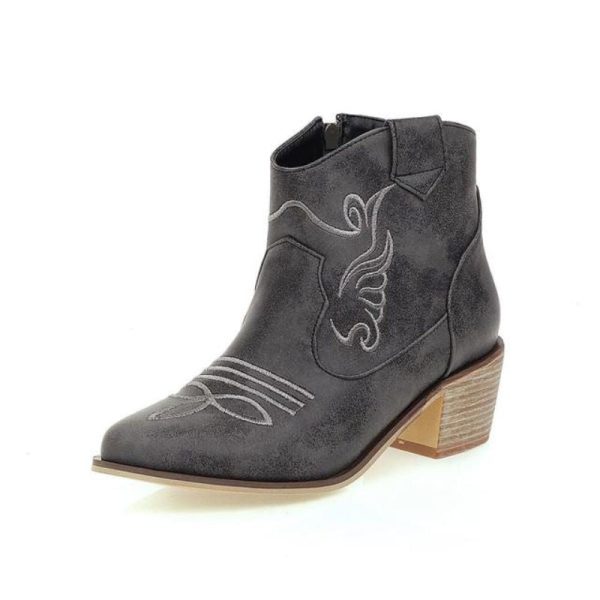 bottines western femme élégantes
