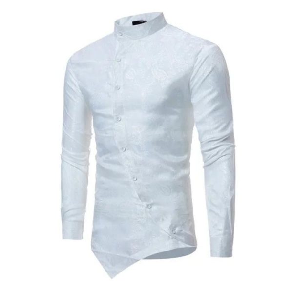 chemise asymétrique homme