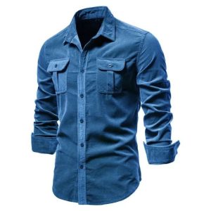 chemise velours côtelé