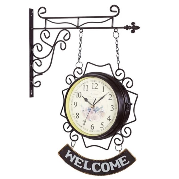 horloge vintage double face