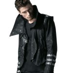 manteau noir steampunk vintage