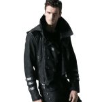 manteau avec sangles d'ornement