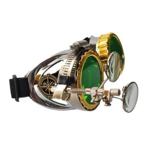 lunettes steampunk rétro futuriste