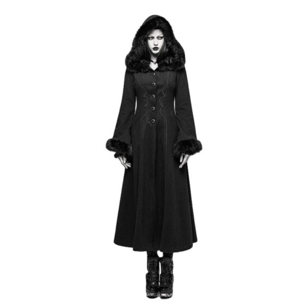 manteau époque victorienne noir