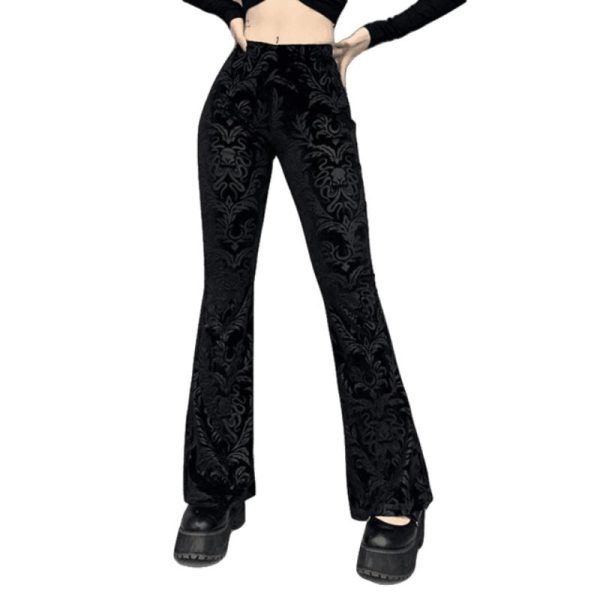 pantalon noir gothique