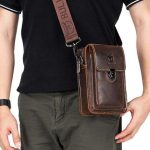 sac en cuir noir ou marron