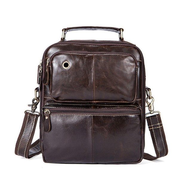 sac bandoulière cuir vintage