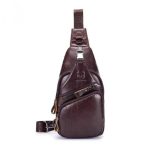 sac poitrine cuir
