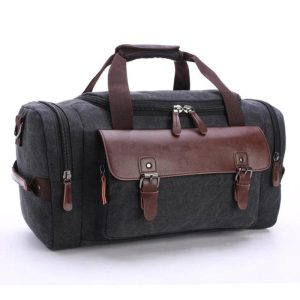 sac de voyage toile vintage