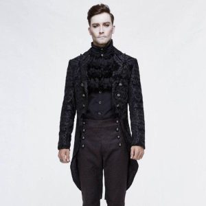 veste steampunk gothique noire